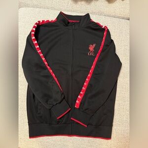 Liverpool FC men’s full zip up Jacket with Red Trim